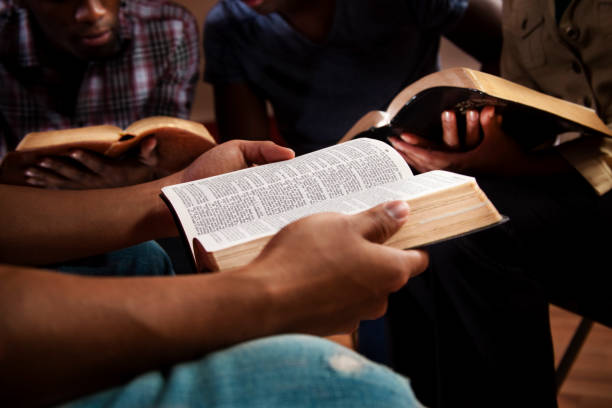 people reading Bible.